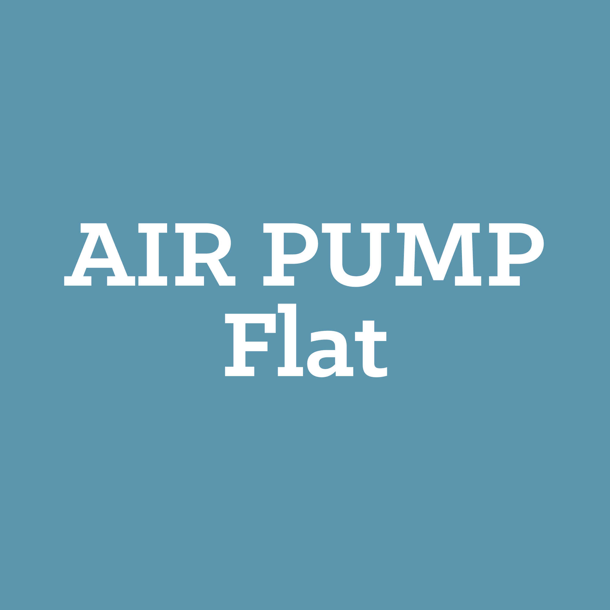Wie wird die RAPID AIR PUMP™ für das Flat Ventil verwendet?