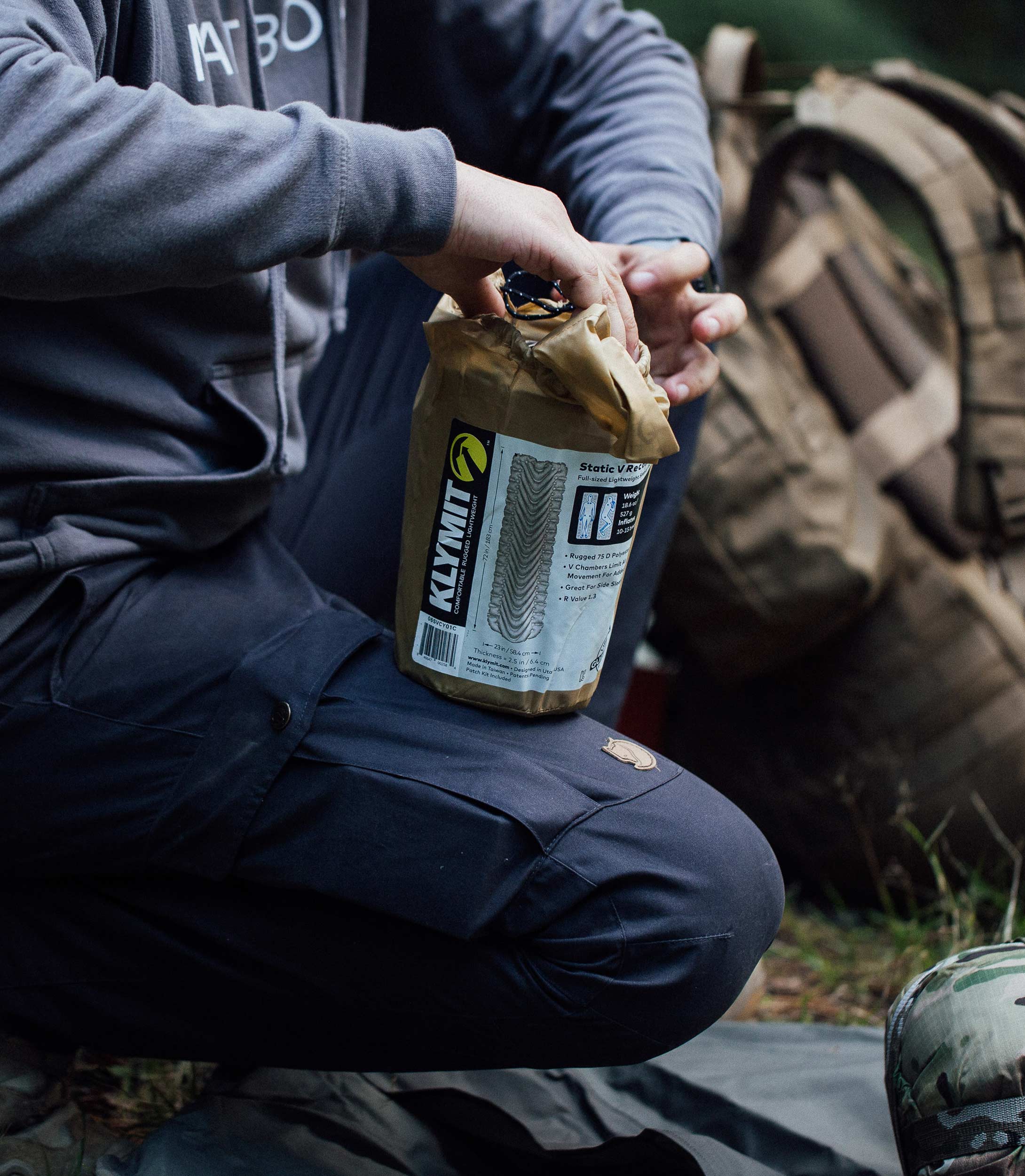 schlafsack mit isomatte integriert Static V RECON™ Isomatte – Klymit