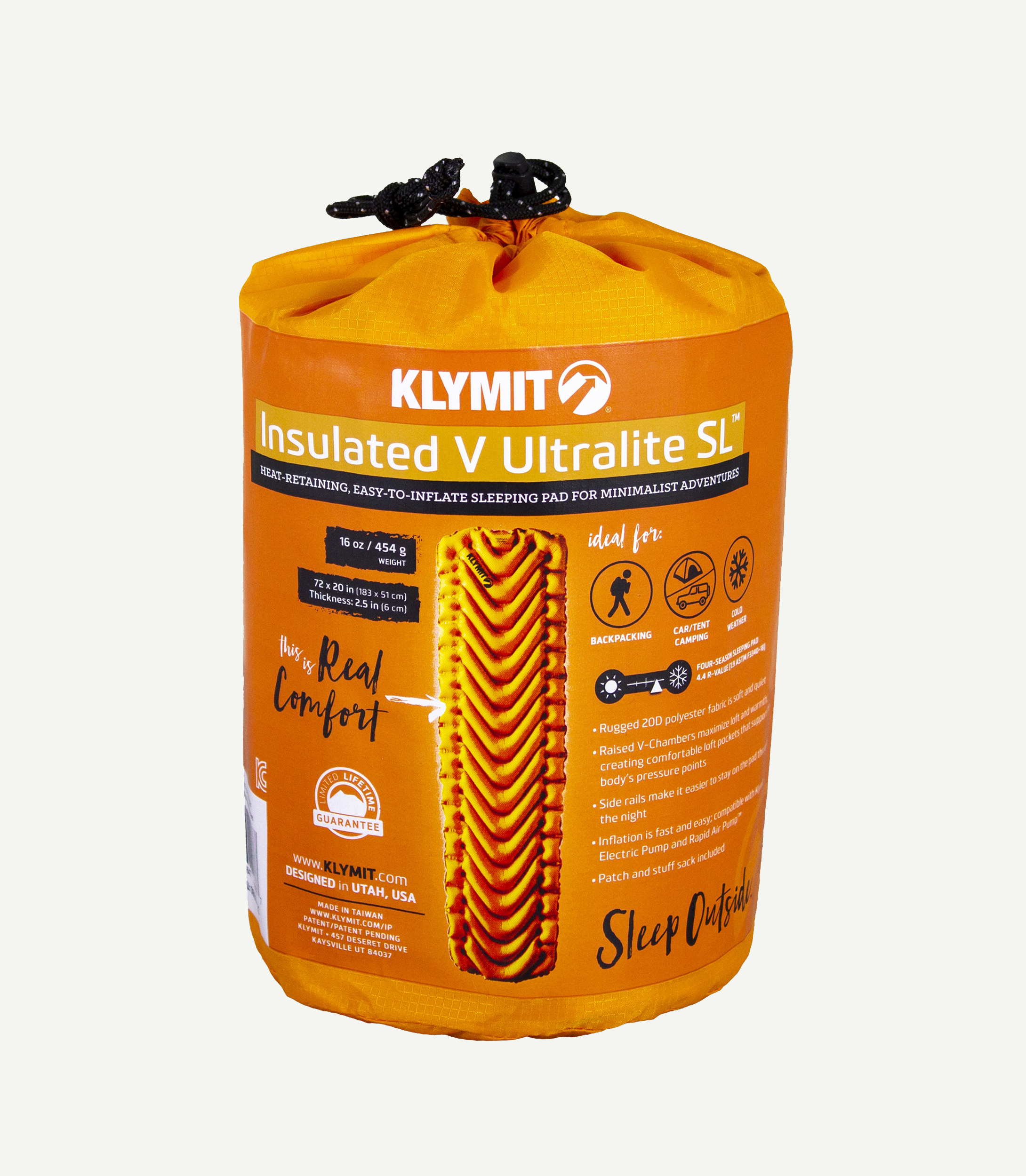 Insulated Static V Ultralite SL™ Sleeping Pad – Klymit