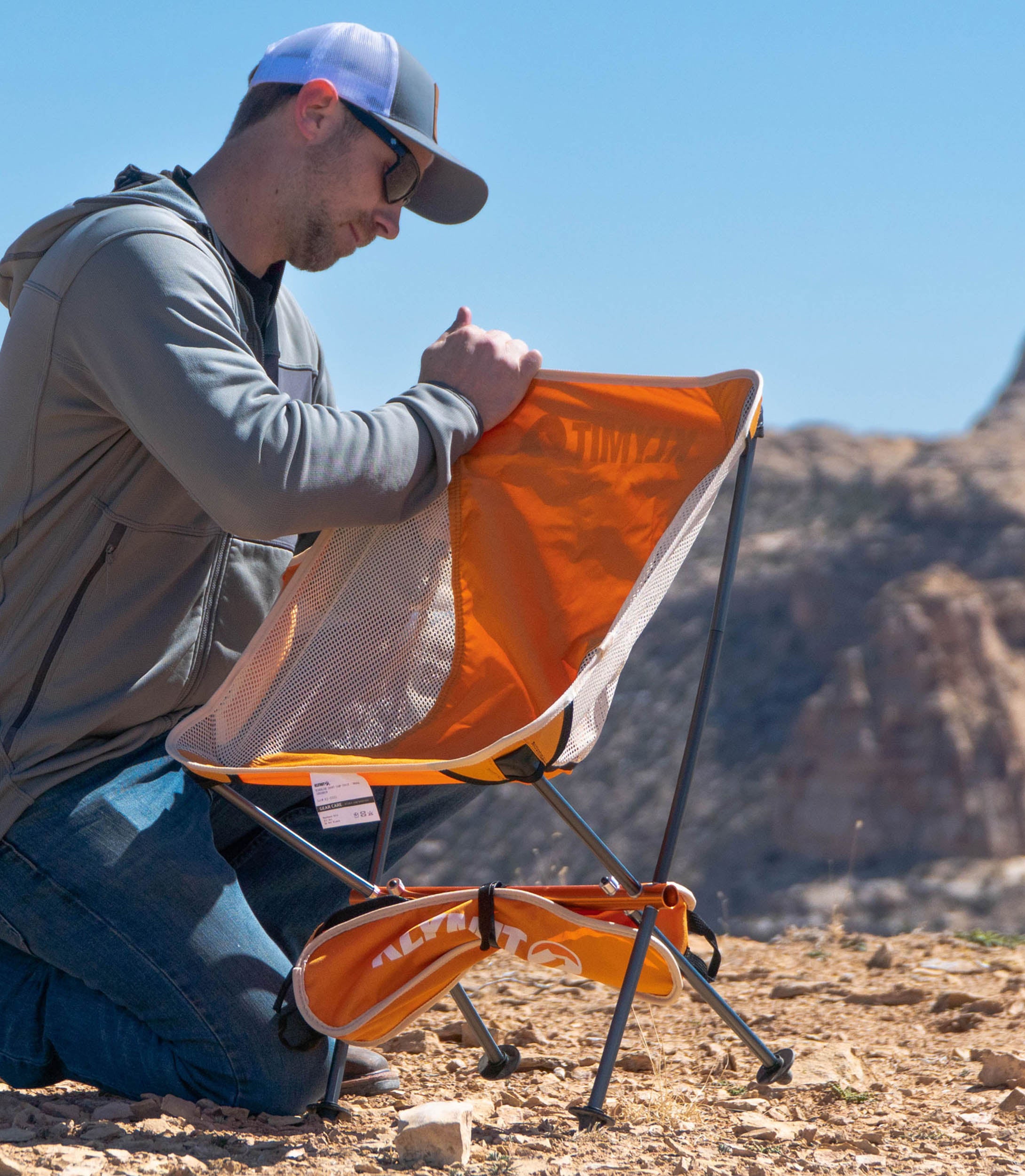repo campingstuhl Ridgeline Short Campingstuhl Orange – Klymit