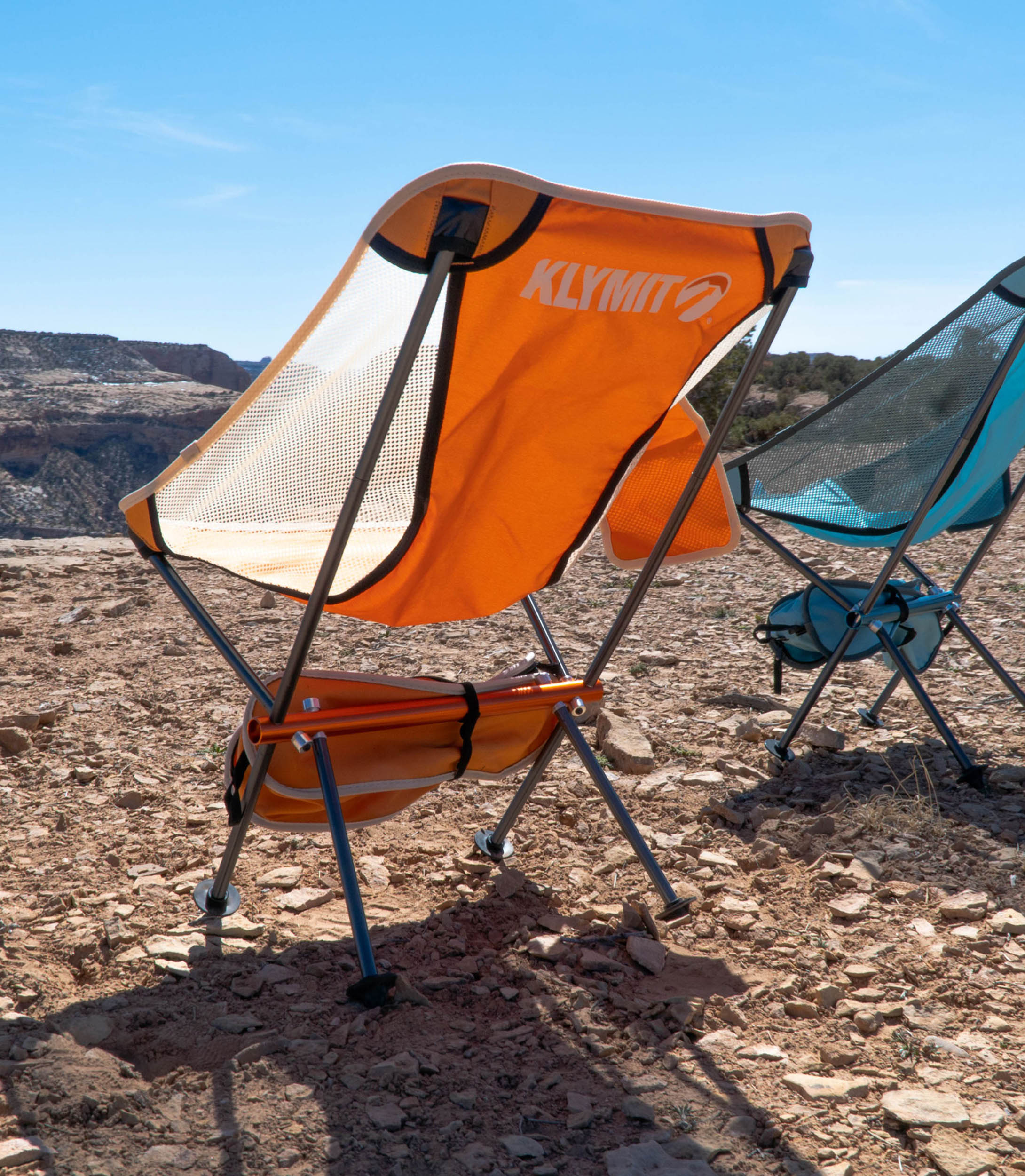 Ridgeline Camp Chair Short Orange