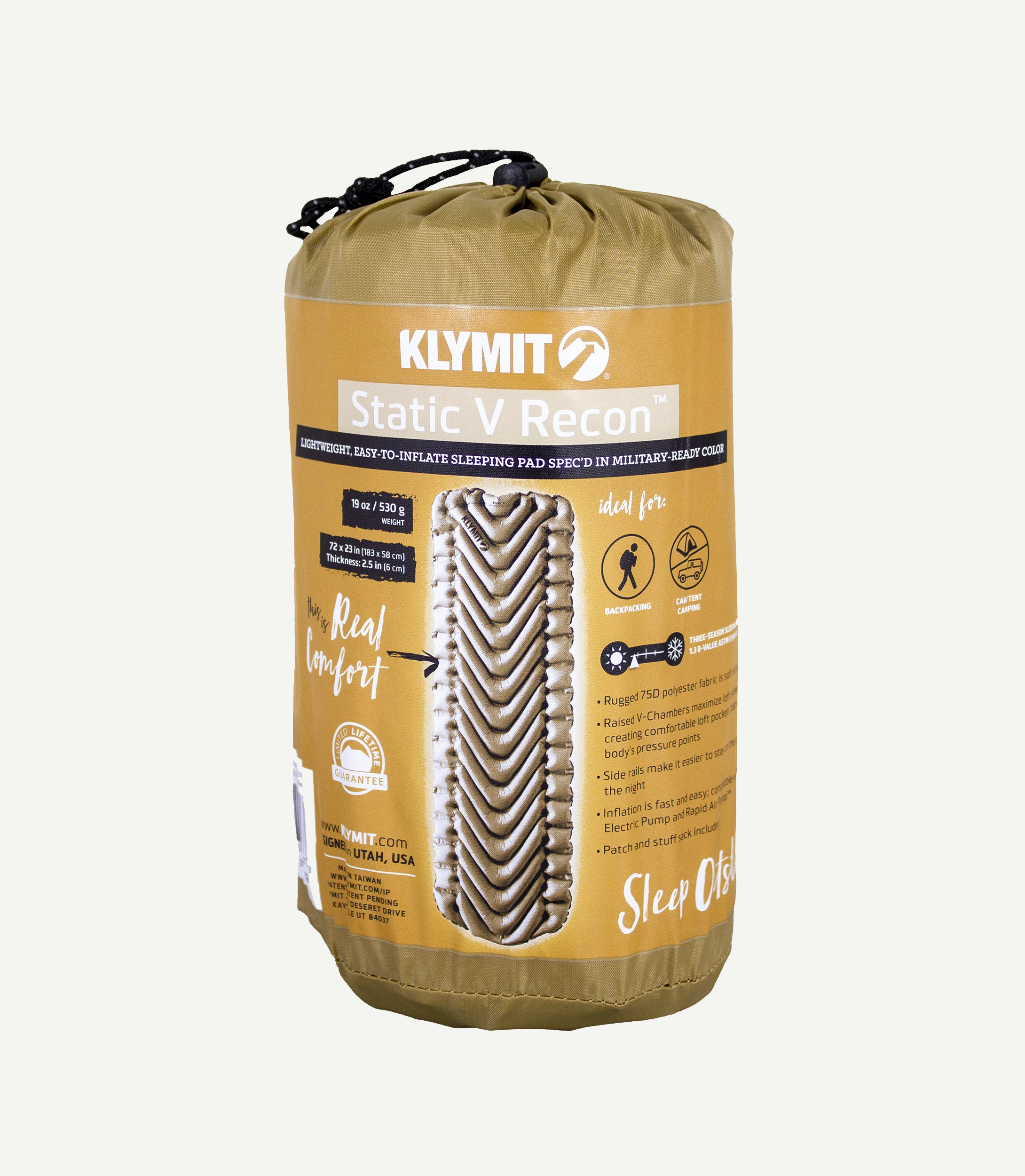 Static V RECON™ Sleeping Pad – Klymit Static V RECON™ Sleeping Pad – Klymit